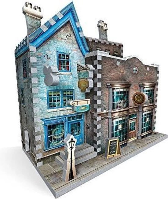 Ollivander S Wand Shop And Scribbulus Writing Implements - Wrebbit 3D Puzzel - Harry Potter - 295 Stukjes 7 Ollivander S Wand Shop And Scribbulus Writing Implements - Wrebbit 3D Puzzel - Harry Potter - 295 Stukjes - Afbeelding 7