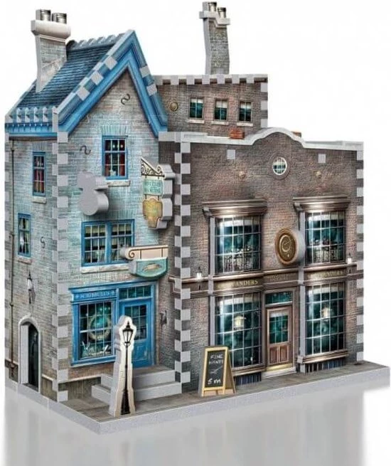 Ollivander S Wand Shop And Scribbulus Writing Implements - Wrebbit 3D Puzzel - Harry Potter - 295 Stukjes 5 Ollivander S Wand Shop And Scribbulus Writing Implements - Wrebbit 3D Puzzel - Harry Potter - 295 Stukjes - Afbeelding 5