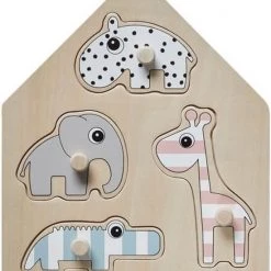 Done By Deer Leg Puzzel Deer Friends Colour Mix (4pcs)