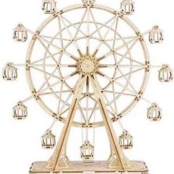 Robotime 3d-puzzel Reuzenrad 33,8 Cm Hout Naturel 232-delig