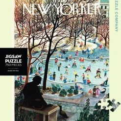 The New York Puzzle Company Skating In The Park - NYPC New Yorker Collectie Puzzel 750 Stukjes -Goedkope puzzels winkel 550x672 1