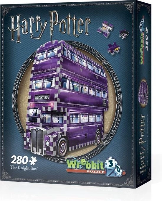 The Knight Bus - Wrebbit 3D Puzzel - Harry Potter - 280 Stukjes 8 The Knight Bus - Wrebbit 3D Puzzel - Harry Potter - 280 Stukjes - Afbeelding 8