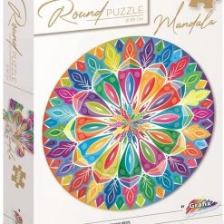 Grafix Mandala Ronde Puzzel 1000 Stukjes Voor Volwassenen | Legpuzzel | Diameter 68 CM | Mandala Legpuzzels | Familie Puzzel | Geschikt Voor Kinderen Vanaf 14 Jaar -Goedkope puzzels winkel 550x696 1