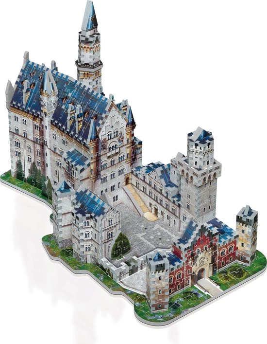 Wrebbit Neuschwanstein Kasteel - 3D Puzzel - 890 Stukjes 10 Wrebbit Neuschwanstein Kasteel - 3D Puzzel - 890 Stukjes - Afbeelding 10