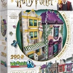 Madam Malkin S And Florean Fortescue - Slug And Jiggers - Wrebbit 3D Puzzel - Harry Potter - 290 Stukjes