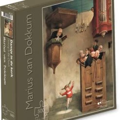Art Revisited Marius Van Dokkum - Dansje In De Kerk - Puzzel 500 Stukjes
