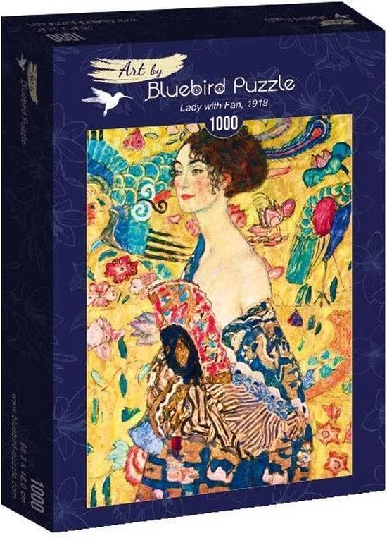 Bluebird Gustav Klimt Lady With The Fan 1918 Kunstpuzzel 1000 1 Bluebird Gustav Klimt Lady With The Fan 1918 Kunstpuzzel 1000