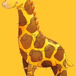 Djeco Puzzel Safaridieren Ouistiti & Zijn Vrienden (4, 6 & 9 Stukjes) -Goedkope puzzels winkel 550x787