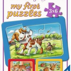 Ravensburger Mijn Dierenvriendjes - My First Puzzels - 3x6 Stukjes - Kinderpuzzel -Goedkope puzzels winkel 550x798 1