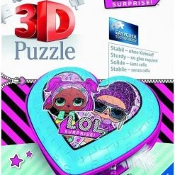 Ravensburger Hartendoosje L.O.L. Surprise - 3D Puzzel - 54 Stukjes -Goedkope puzzels winkel 550x800 1