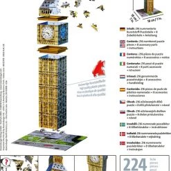 Ravensburger Big Ben - 3D Puzzel Gebouw Van 216 Stukjes -Goedkope puzzels winkel 550x806 1