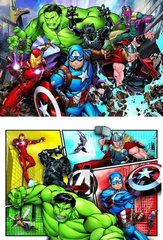 Clementoni Legpuzzel Marvel Avengers 2x60 Stukjes 3 Clementoni Legpuzzel Marvel Avengers 2x60 Stukjes - Afbeelding 3