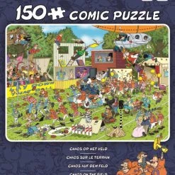 Jan Van Haasteren Chaos Op Het Veld Puzzel - 150 Stukjes -Goedkope puzzels winkel 550x809
