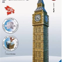 Ravensburger Big Ben - 3D Puzzel Gebouw Van 216 Stukjes -Goedkope puzzels winkel 550x813 1