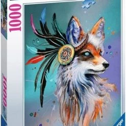 Ravensburger Puzzel Boho Vos - Legpuzzel - 1000 Stukjes -Goedkope puzzels winkel 550x815 2