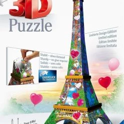 Ravensburger Eiffeltoren Love Edition - 3D Puzzel Gebouw - 216 Stukjes