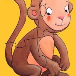 Djeco Puzzel Safaridieren Ouistiti & Zijn Vrienden (4, 6 & 9 Stukjes) -Goedkope puzzels winkel 550x827